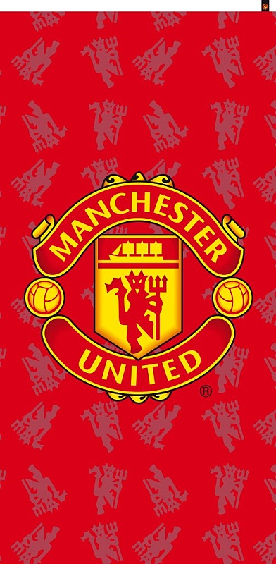 Bavlněná osuška DADKA Manchester United - MU 75x150 cm
