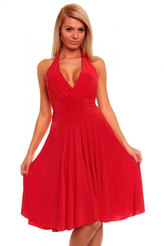 Červené dámské šaty Queen o.f. Hs-sa86re
