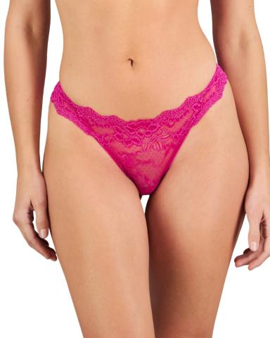 Dámská krajková tanga Pleasure State P37-4053F růžová