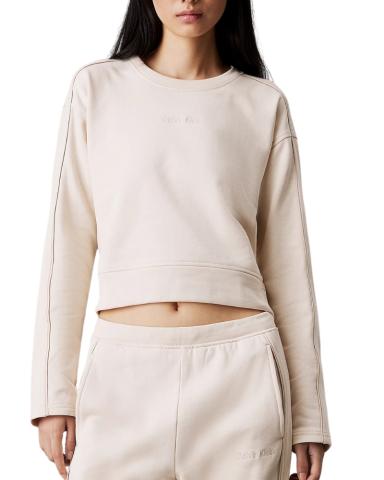 Dámská mikina Calvin Klein QF7264 CREAM PULLOVER