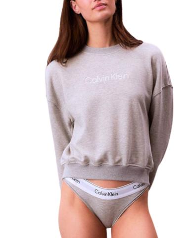 Dámská mikina Calvin Klein QS7514 šedá