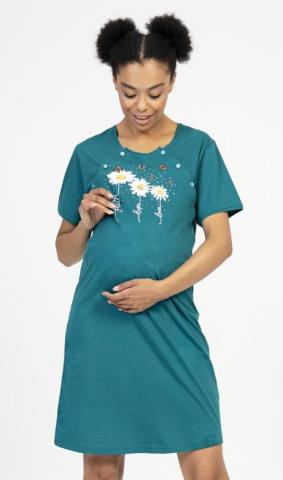 Dámská noční košile mateřská Vienetta Secret Kopretiny