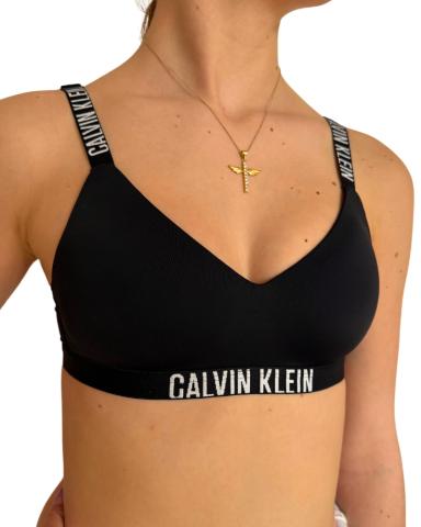 Dámská podprsenka Calvin Klein QF7659E černá