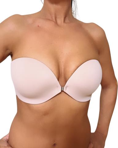 Dámská push-up korzetová podprsenka Calvin Klein QF8413 FRONT CLAP