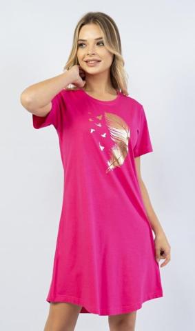 Dámská růžová noční košile Vienetta Secret Patricie