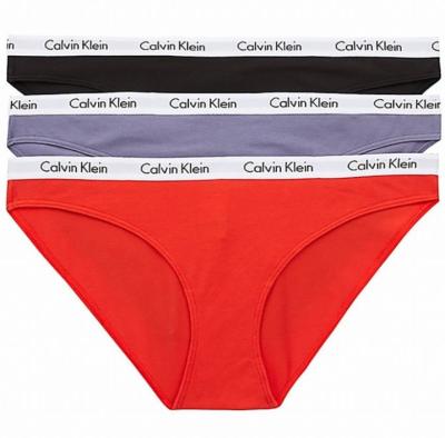Dámské kalhotky Calvin Klein QD3588E 1CX 3 KUSY