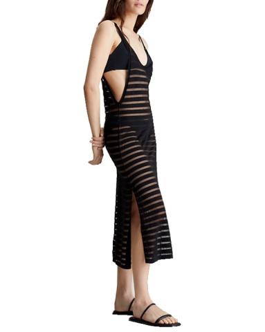 Dámské plážové šaty Calvin Klein KW0KW02464 černé