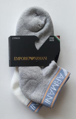 Dámské ponožky Emporio Armani 292304 3R227 2 PÁRY