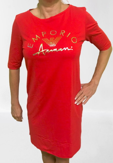 Dámské šaty Emporio Armani 164333 0P291 červená