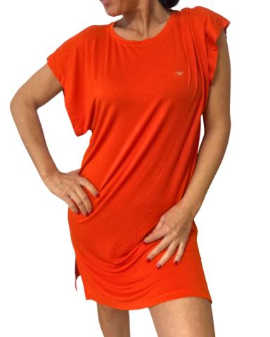 Dámské šaty Emporio Armani EW002965 AF19024 korálová