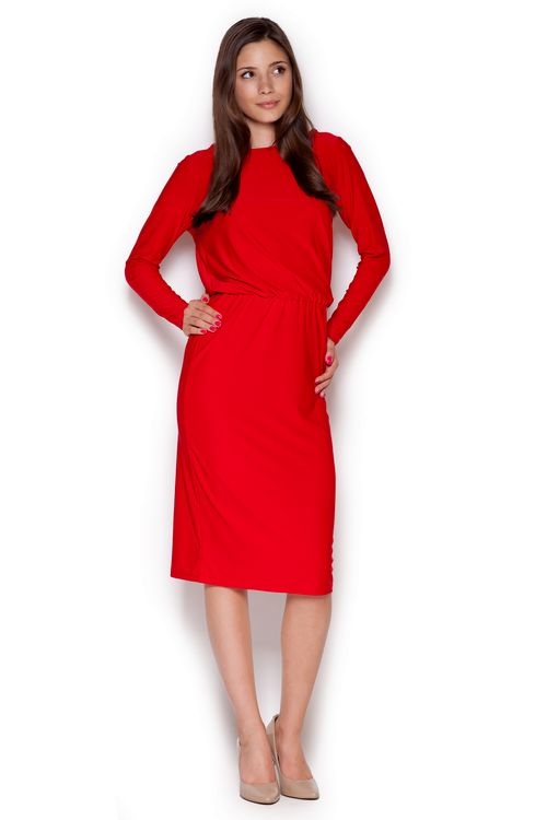 Dámské šaty FIGL M326 červené