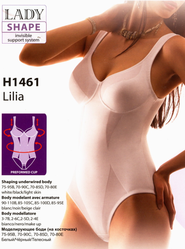 Dámské tělové body s formujícím účinkem Jolidon H1461 Lilia