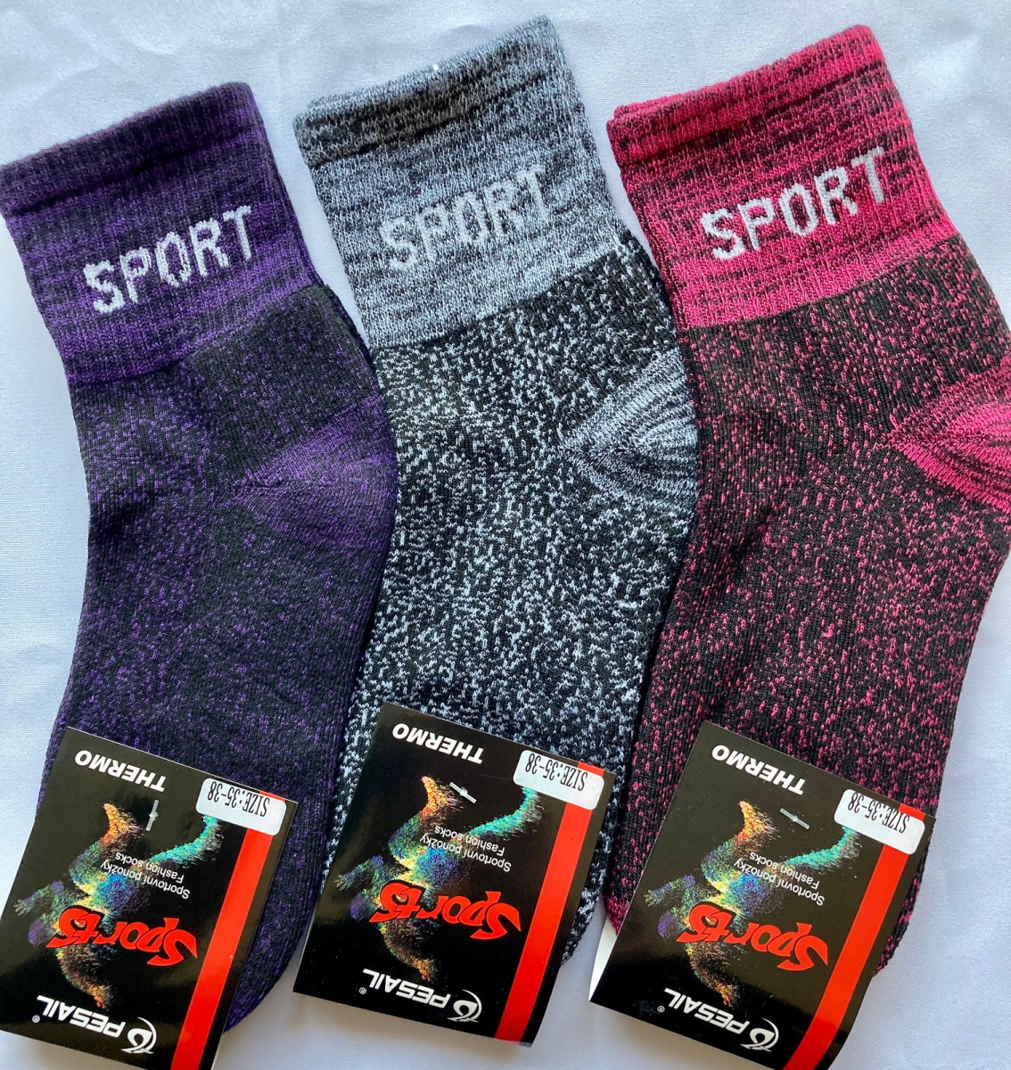 Dámské thermo ponožky Pesail Sports 3 páry