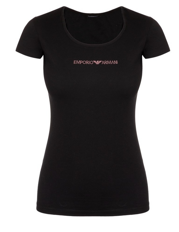 Dámské tričko Emporio Armani 163377 0P263 černá