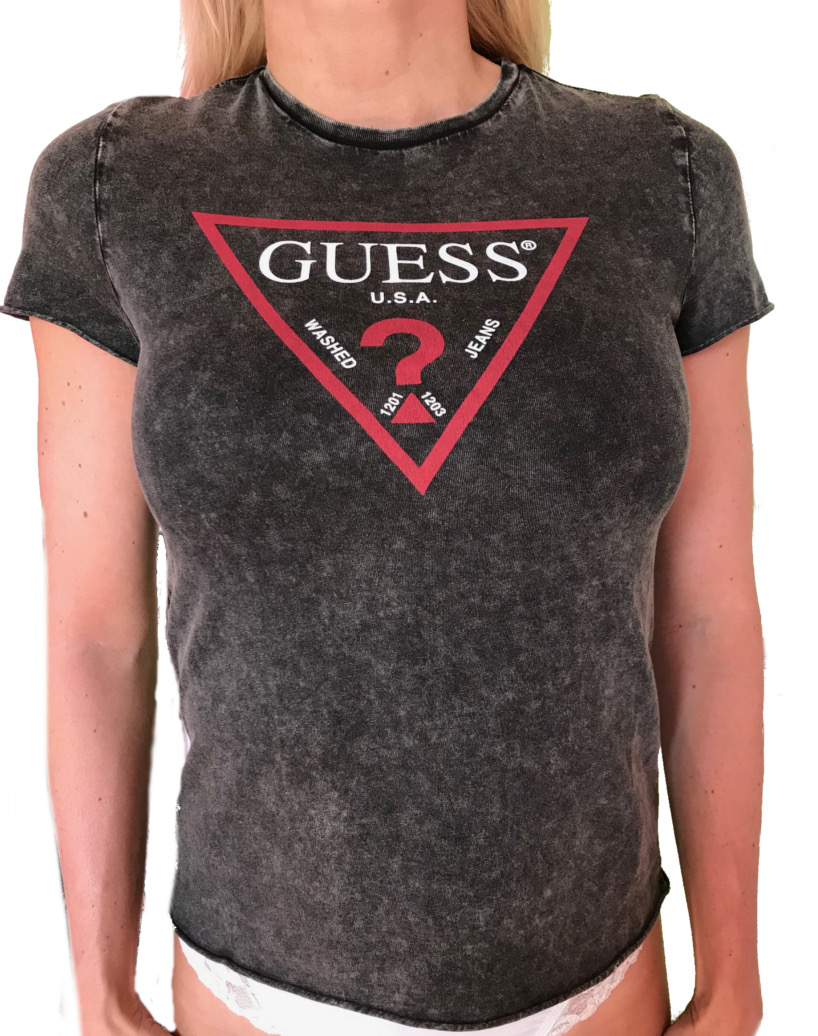 Dámské tričko Guess O82I06 černé