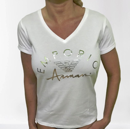 Dámské triko Emporio Armani 164334 0P291 bílá