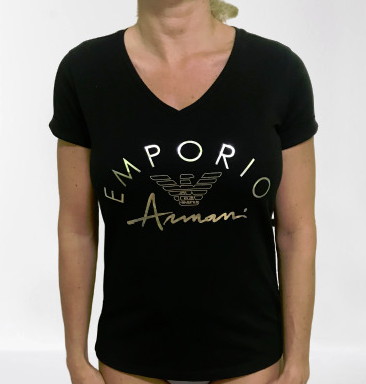 Dámské triko Emporio Armani 164334 0P291 černá