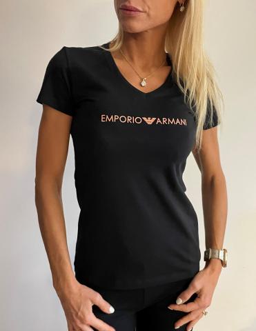 Dámské triko Emporio Armani 164699 3R227 černé