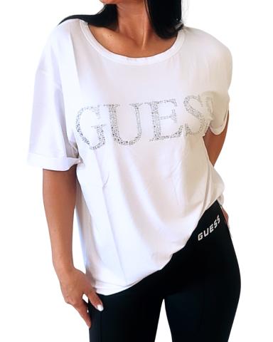 Dámské triko GUESS E5GI07 bílé