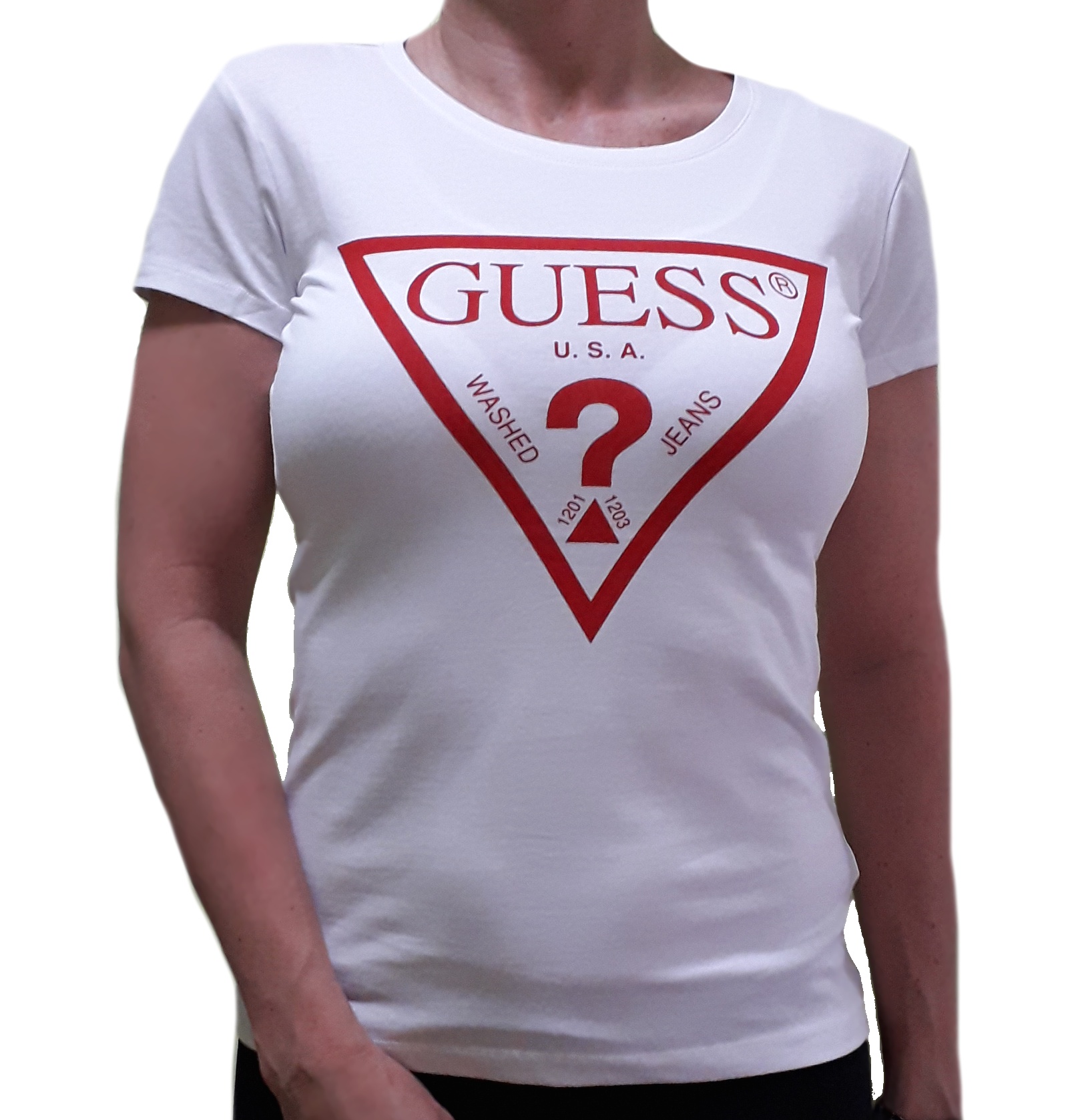 Dámské triko Guess O94I02 bílá