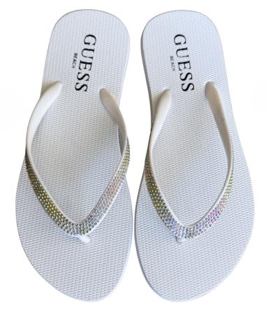 Dámské žabky GUESS E5GZ05 bílé