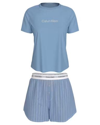 Dámský komplet Calvin Klein QS7576 TEE SHORT SET