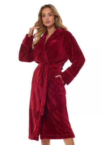 Dámský župan Camelia bordo L&L