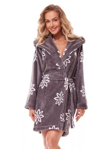 Dámský župan Fleur onyx L&L