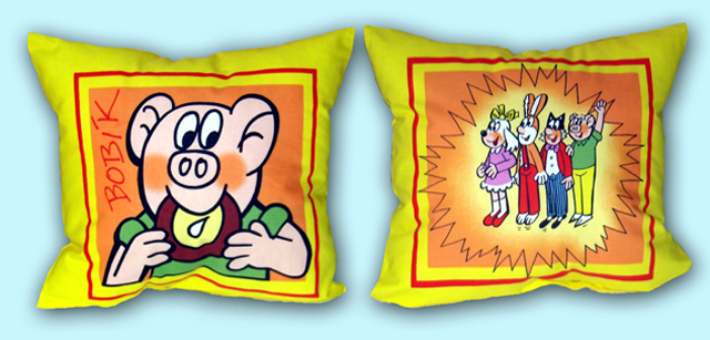 Dekorativní fotopolštářek - Čtyřlístek Bobík