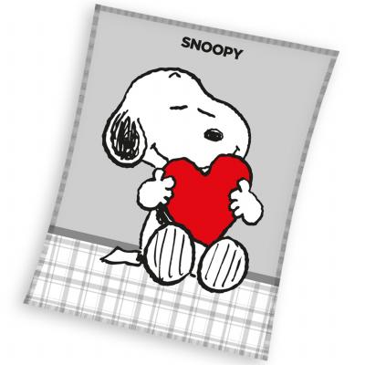 Dětská fleecová deka Snoopy Love