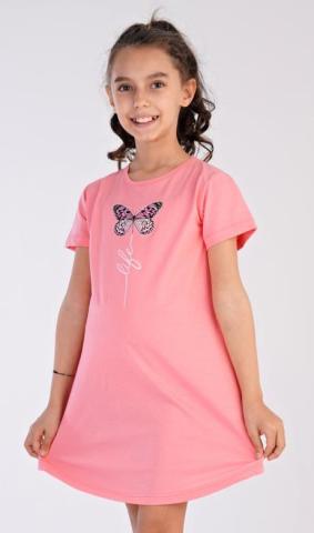 Dětská noční košile s krátkým rukávem Vienetta Secret Motýlek