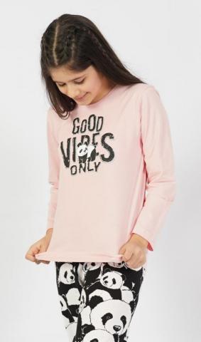 Dětské pyžamo Vienetta Secret Good vibes only