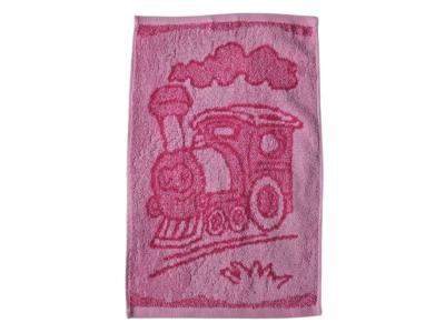 Dětský ručník Train pink 30x50 cm
