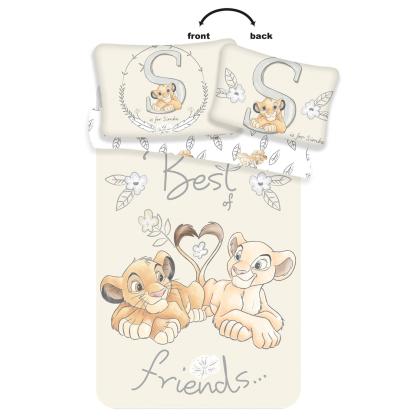 Disney povlečení do postýlky Lví Král Best Friends baby 100x135, 40x60 cm