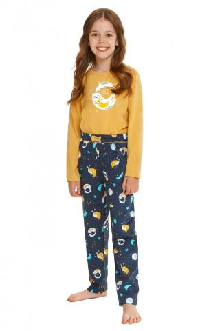 Dívčí pyžamo 2616 Sarah žluté