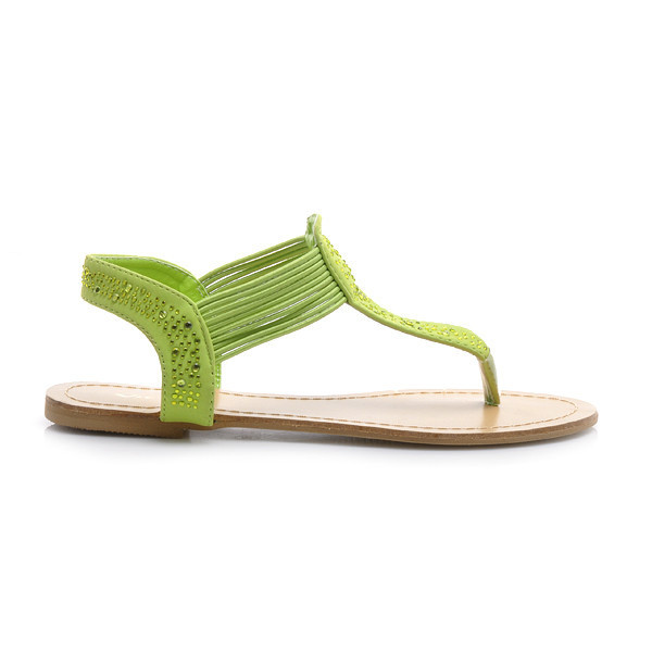 Dámské zelené letní sandály Vices Y438GR