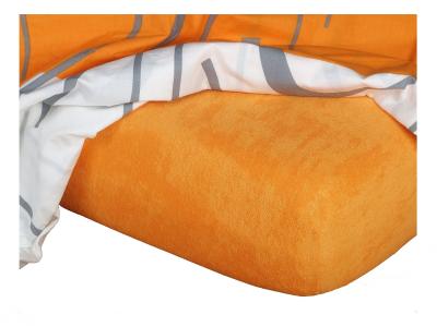 Froté prostěradlo pomeranč