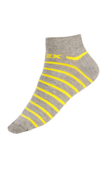 Dámské šedé nízké ponožky Litex 9A023