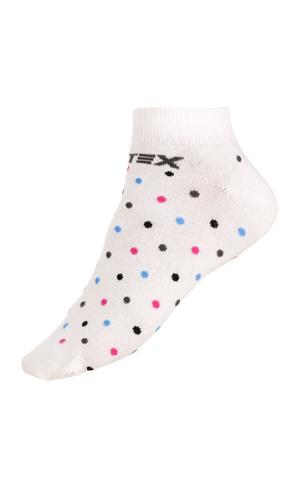 Nízké dámské ponožky s puntíky Litex 9A024