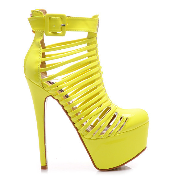 Dámské žluté sandály Sergio Todzi K037Y