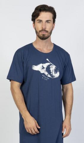 Pánská noční košile Vienetta Secret Angler fish