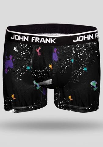 Pánské boxerky John Frank JFBD241 černé