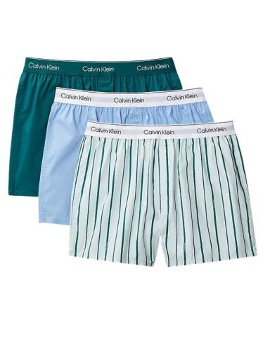 Pánské trenýrky Calvin Klein NB4267 SLIM BOXER Icon