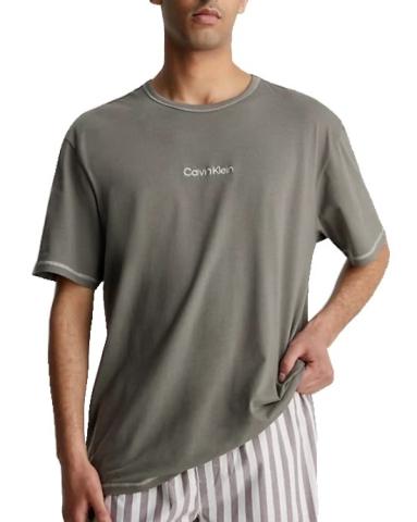 Pánské triko Calvin Klein NM2478E šedé
