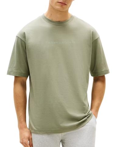 Pánské triko Tommy Hilfiger UM03643 SAGE