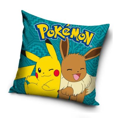 Povlak na polštářek Pokémon Pikachu a Eevee 40x40 cm