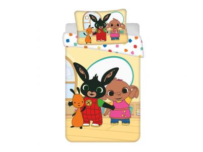 Povlečení do postýlky Králíček Bing Playroom baby 100x135, 40x60 cm