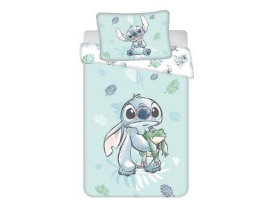 Povlečení do postýlky Lilo and Stitch Frog baby 100x135, 40x60 cm