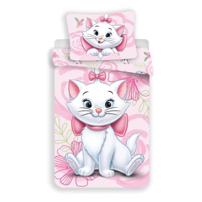 Povlečení Marie Cat Pink 03 140x200, 70x90 cm