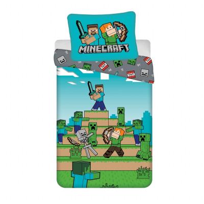 Povlečení Minecraft We Got This 140x200, 70x90 cm